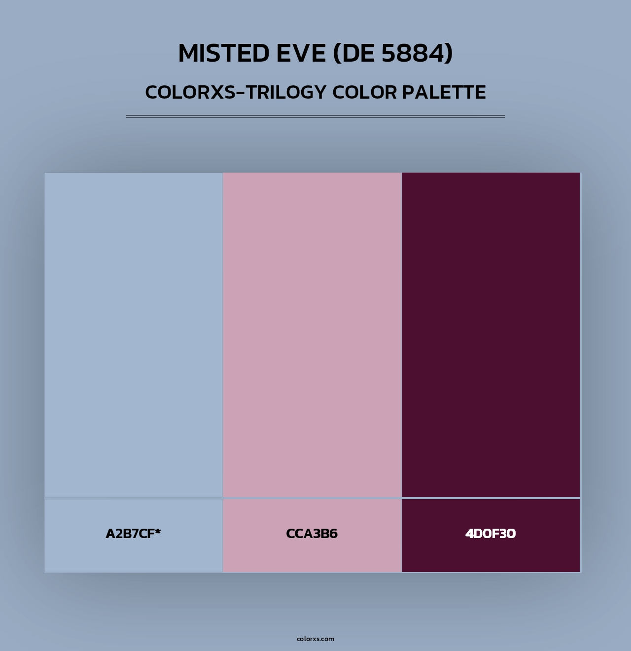 Misted Eve (DE 5884) - Colorxs Trilogy Palette