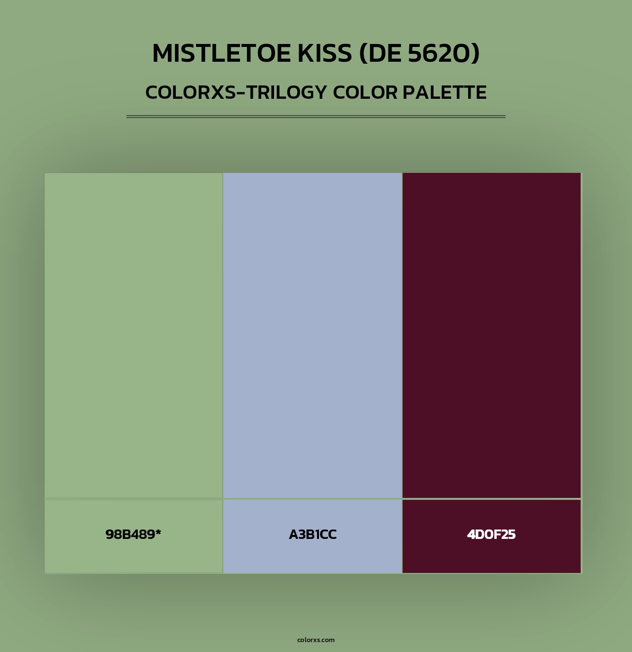 Mistletoe Kiss (DE 5620) - Colorxs Trilogy Palette