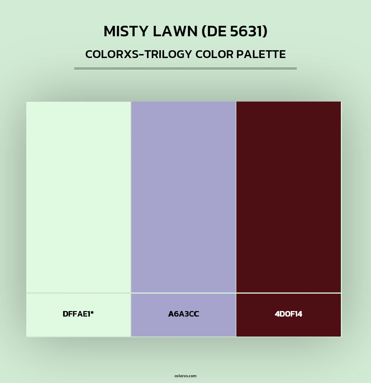 Misty Lawn (DE 5631) - Colorxs Trilogy Palette