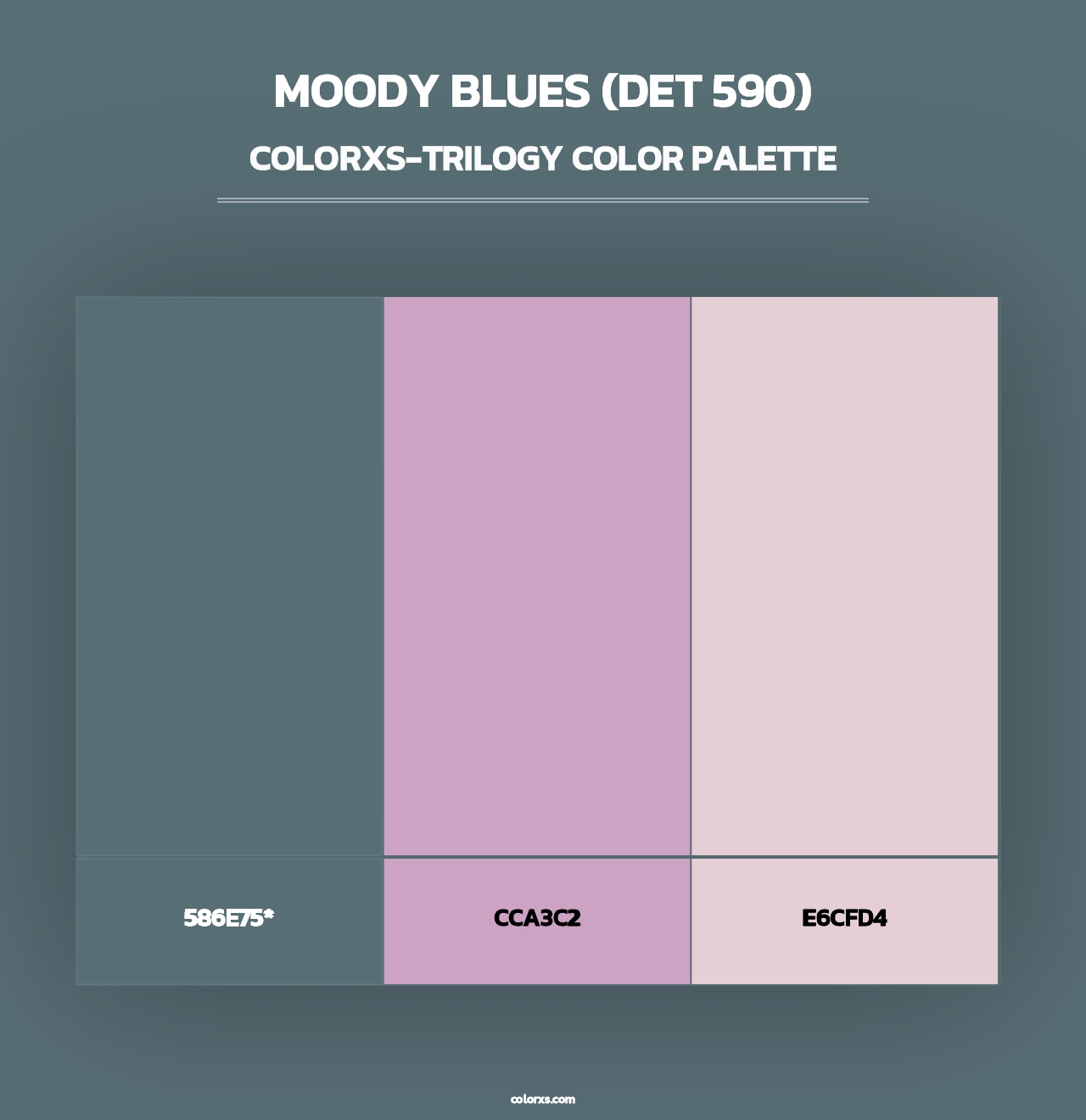 Moody Blues (DET 590) - Colorxs Trilogy Palette
