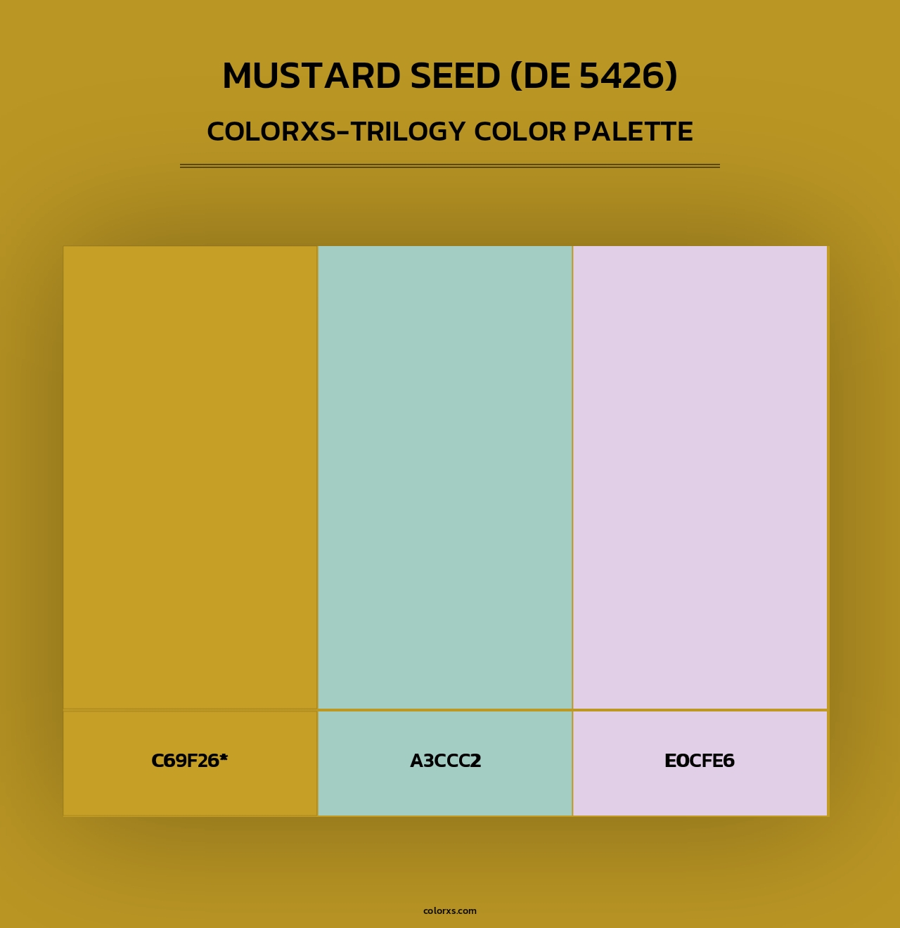 Mustard Seed (DE 5426) - Colorxs Trilogy Palette