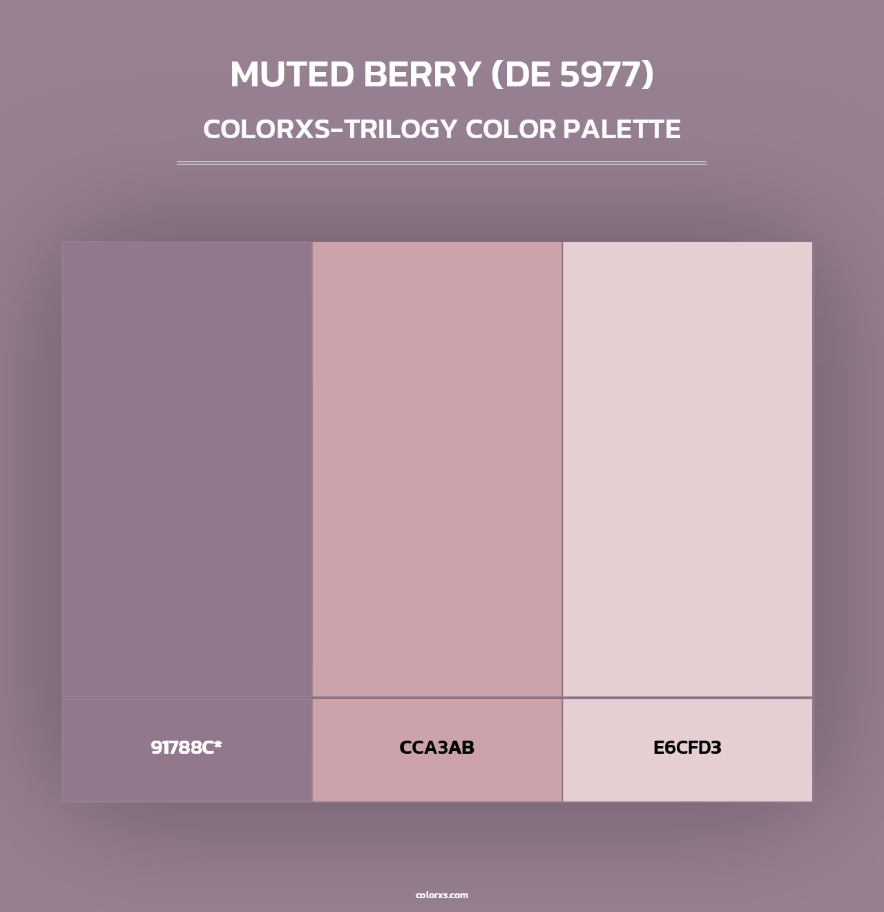 Muted Berry (DE 5977) - Colorxs Trilogy Palette