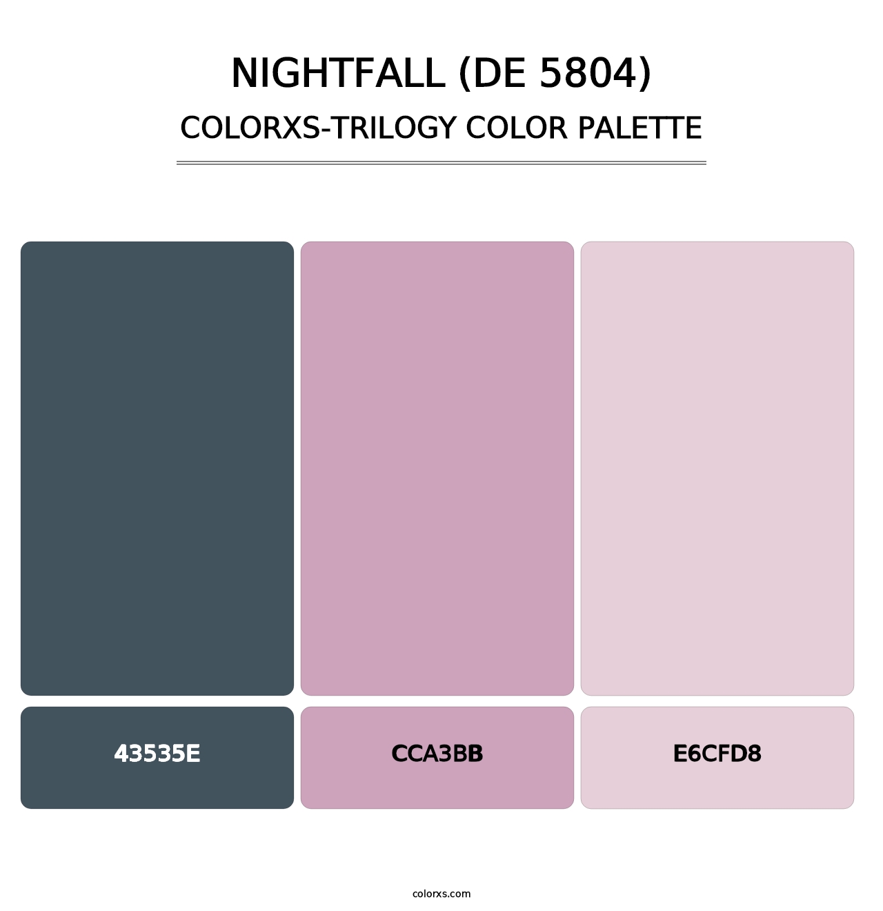 Nightfall (DE 5804) - Colorxs Trilogy Palette
