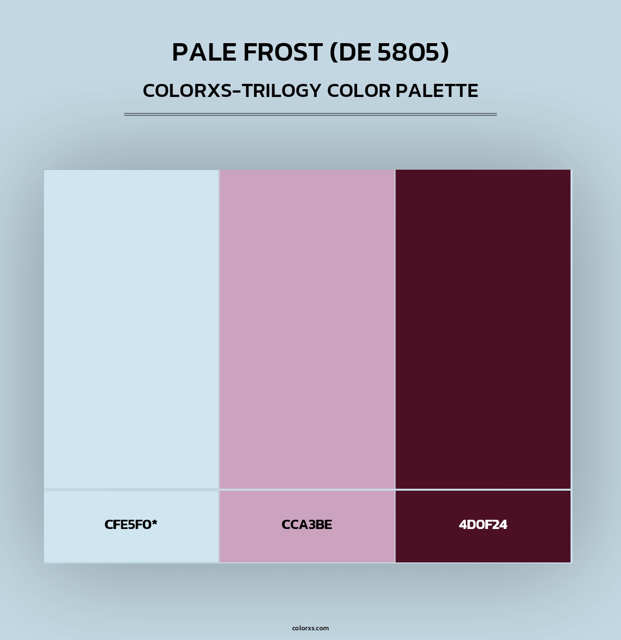 Pale Frost (DE 5805) - Colorxs Trilogy Palette