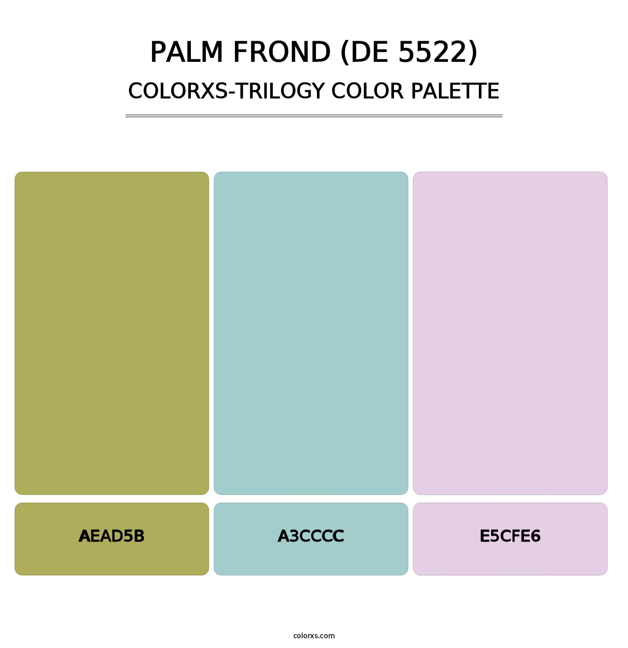 Palm Frond (DE 5522) - Colorxs Trilogy Palette