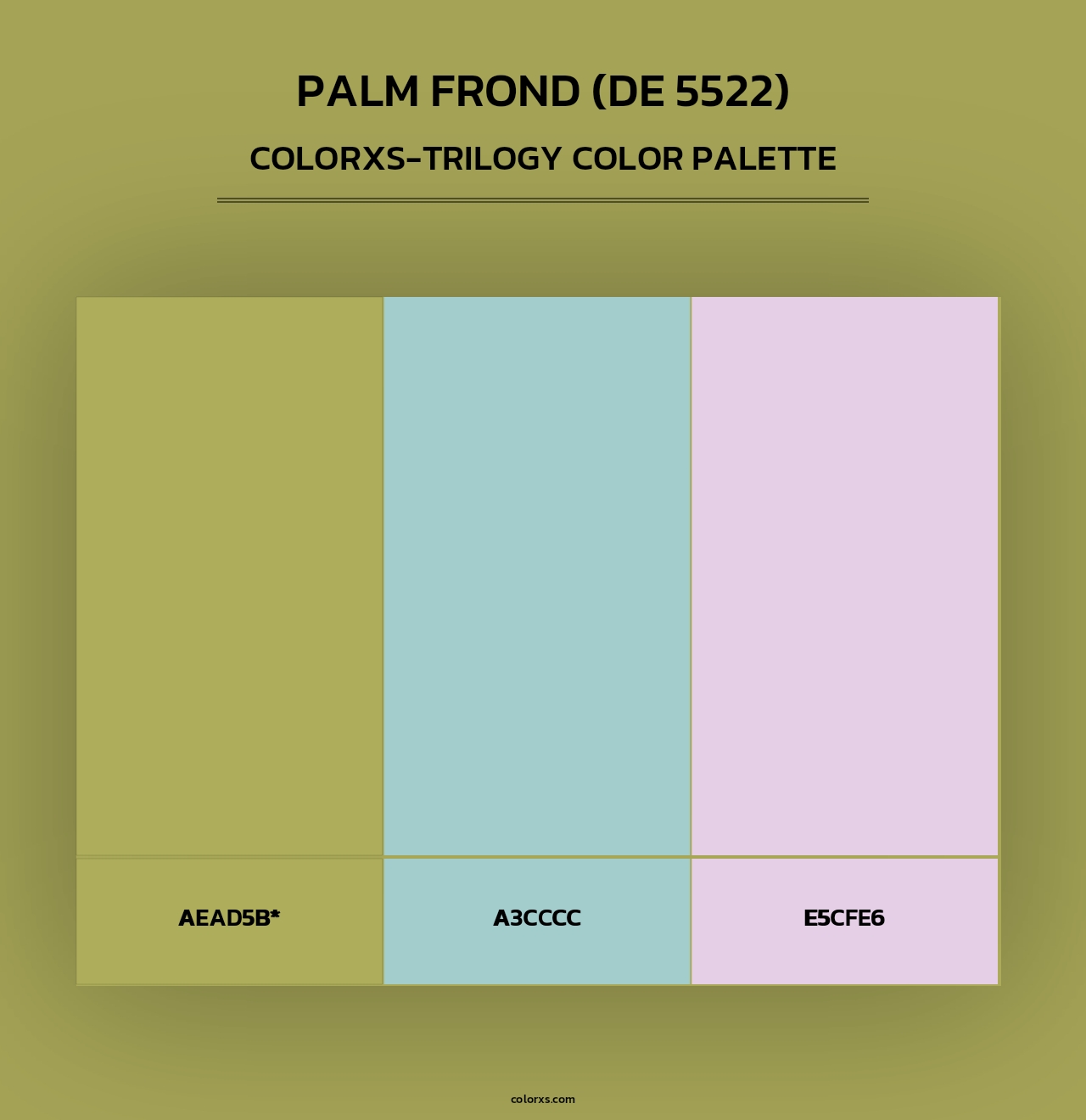 Palm Frond (DE 5522) - Colorxs Trilogy Palette