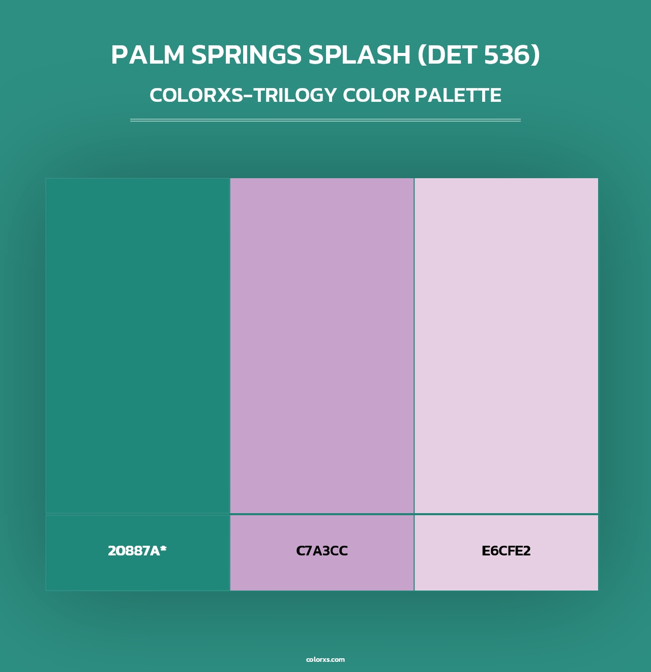 Palm Springs Splash (DET 536) - Colorxs Trilogy Palette