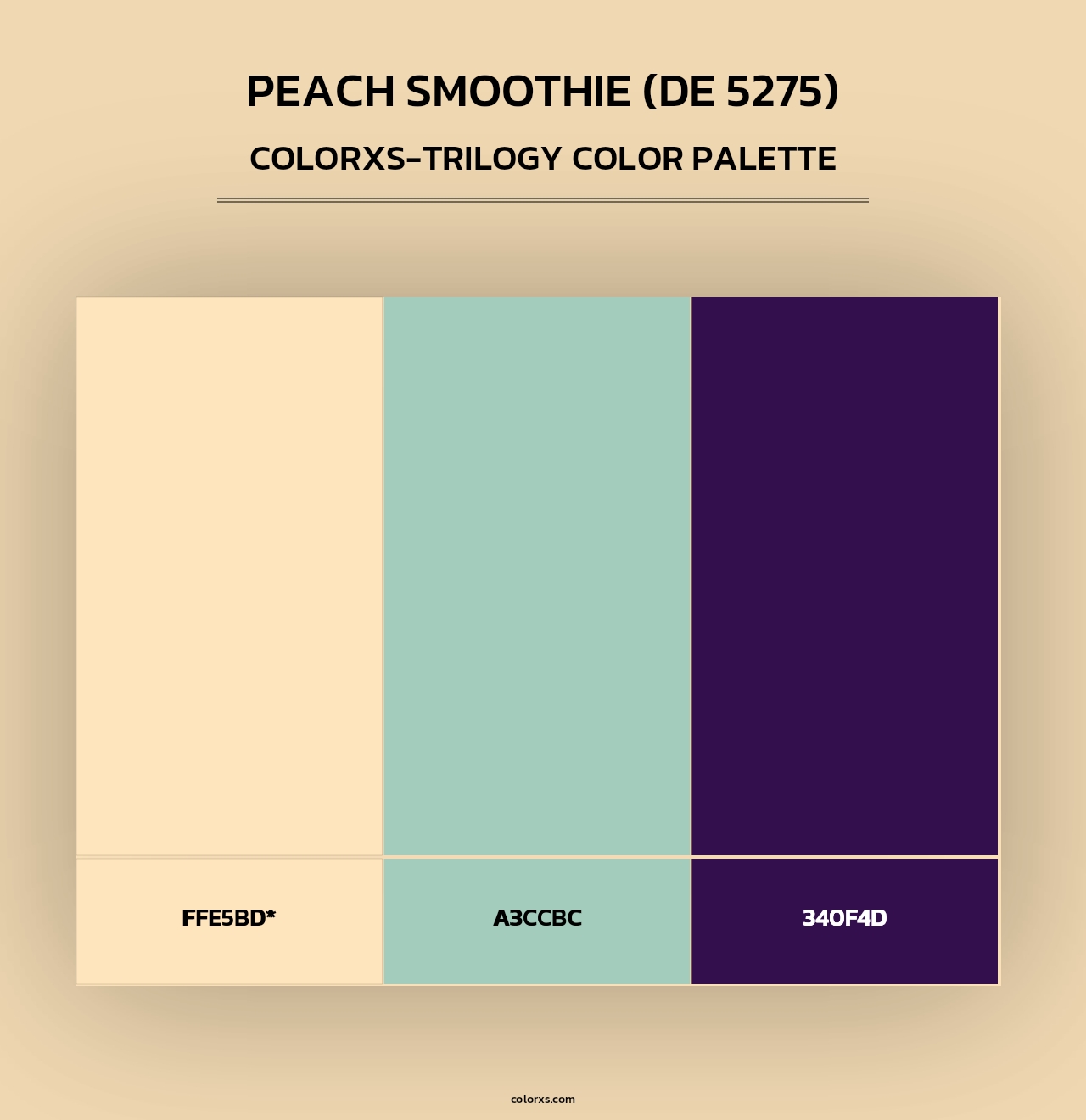 Peach Smoothie (DE 5275) - Colorxs Trilogy Palette
