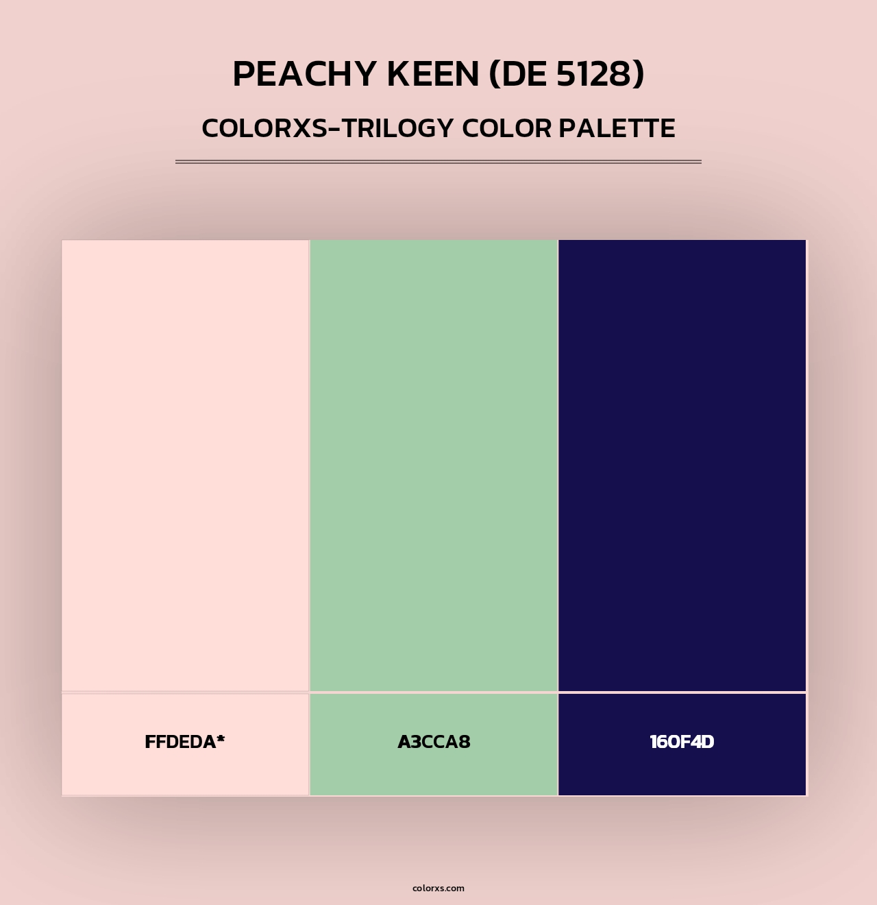 Peachy Keen (DE 5128) - Colorxs Trilogy Palette