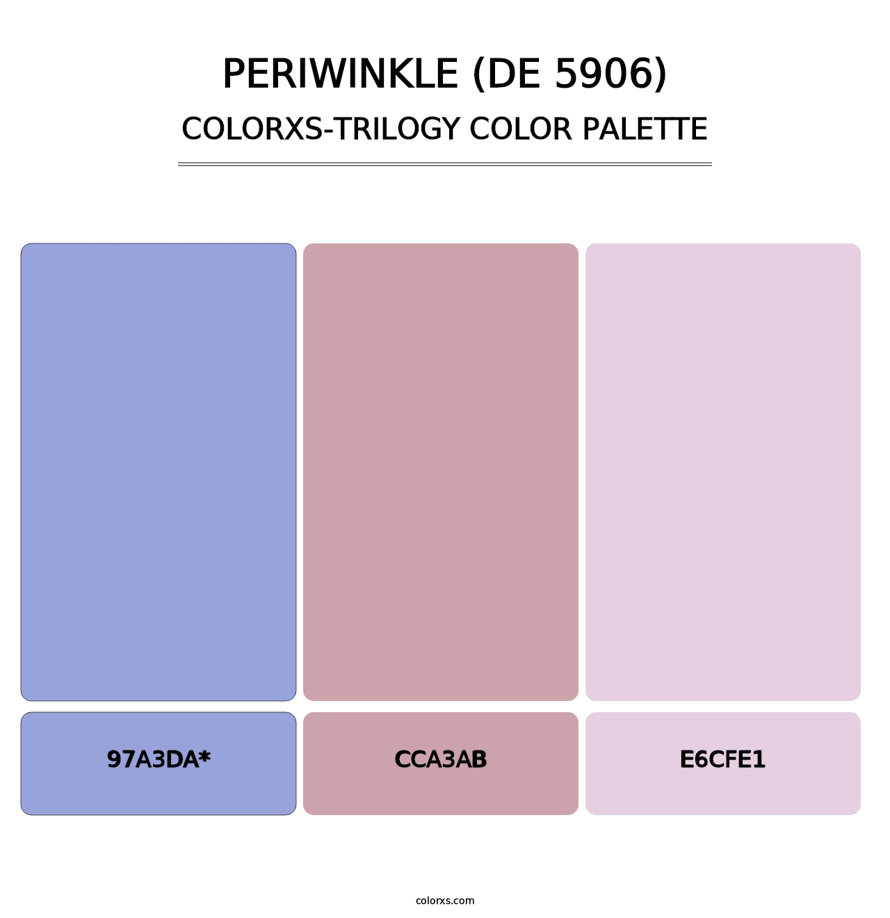 Periwinkle (DE 5906) - Colorxs Trilogy Palette