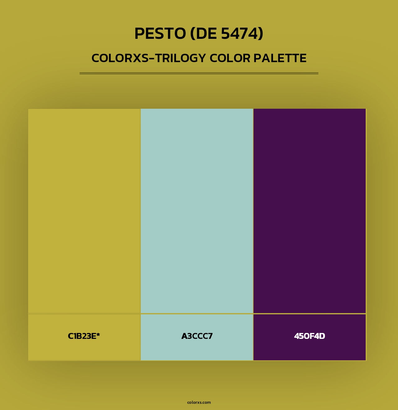 Pesto (DE 5474) - Colorxs Trilogy Palette