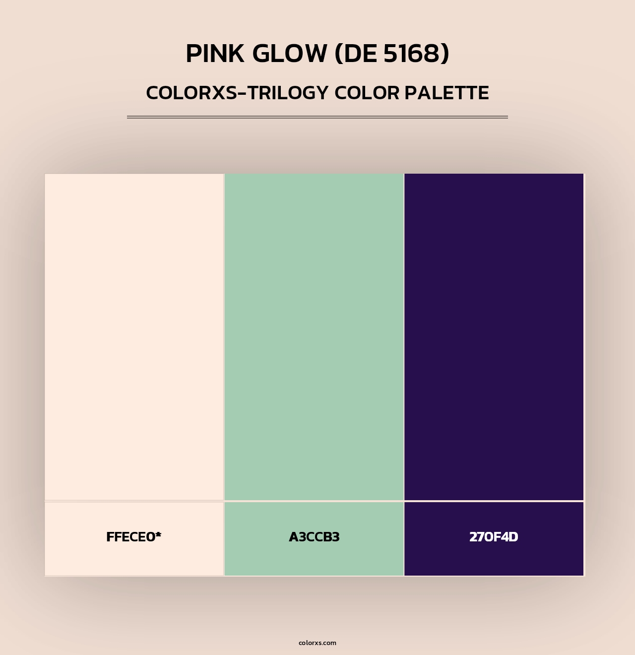 Pink Glow (DE 5168) - Colorxs Trilogy Palette