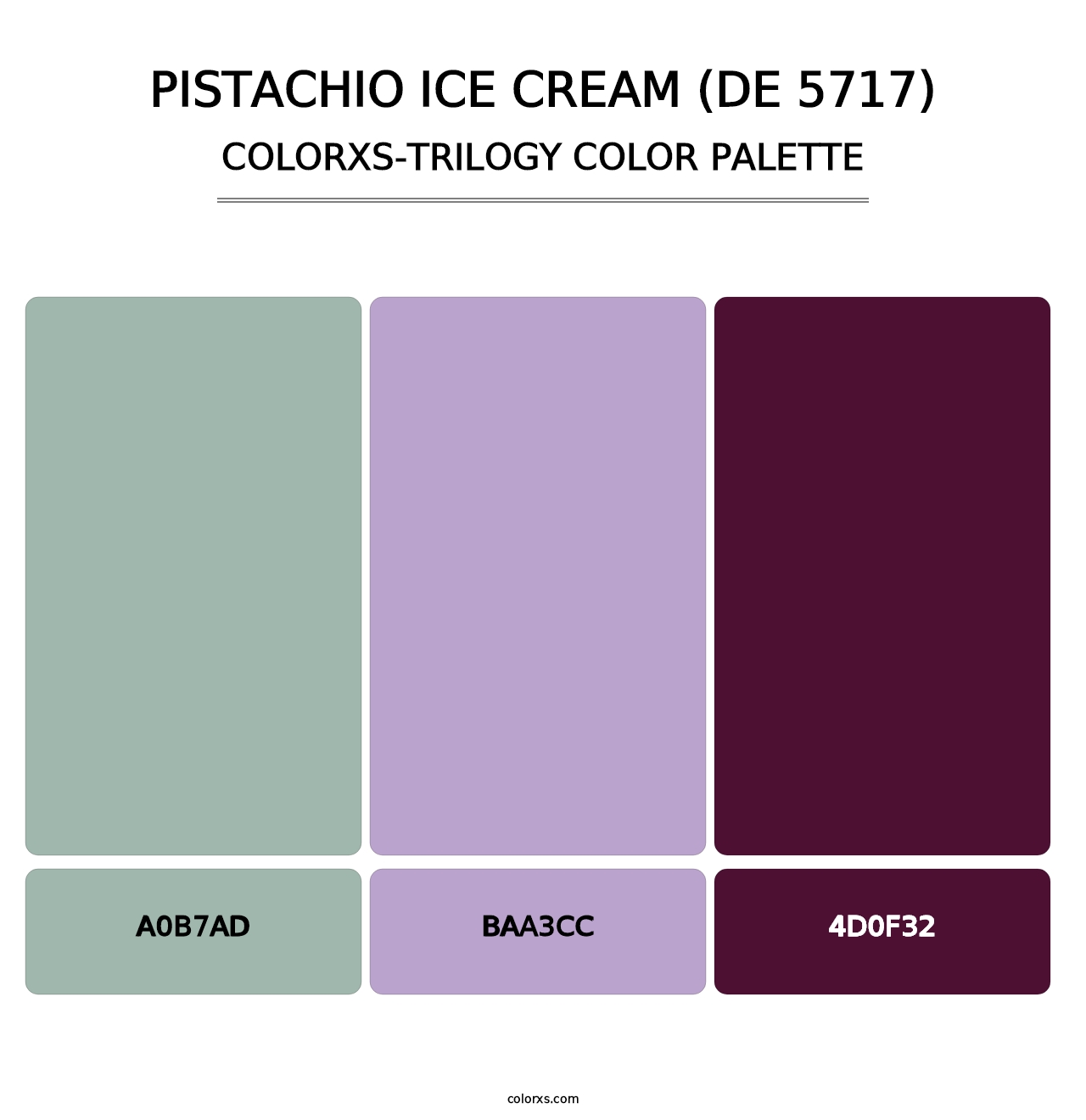 Pistachio Ice Cream (DE 5717) - Colorxs Trilogy Palette