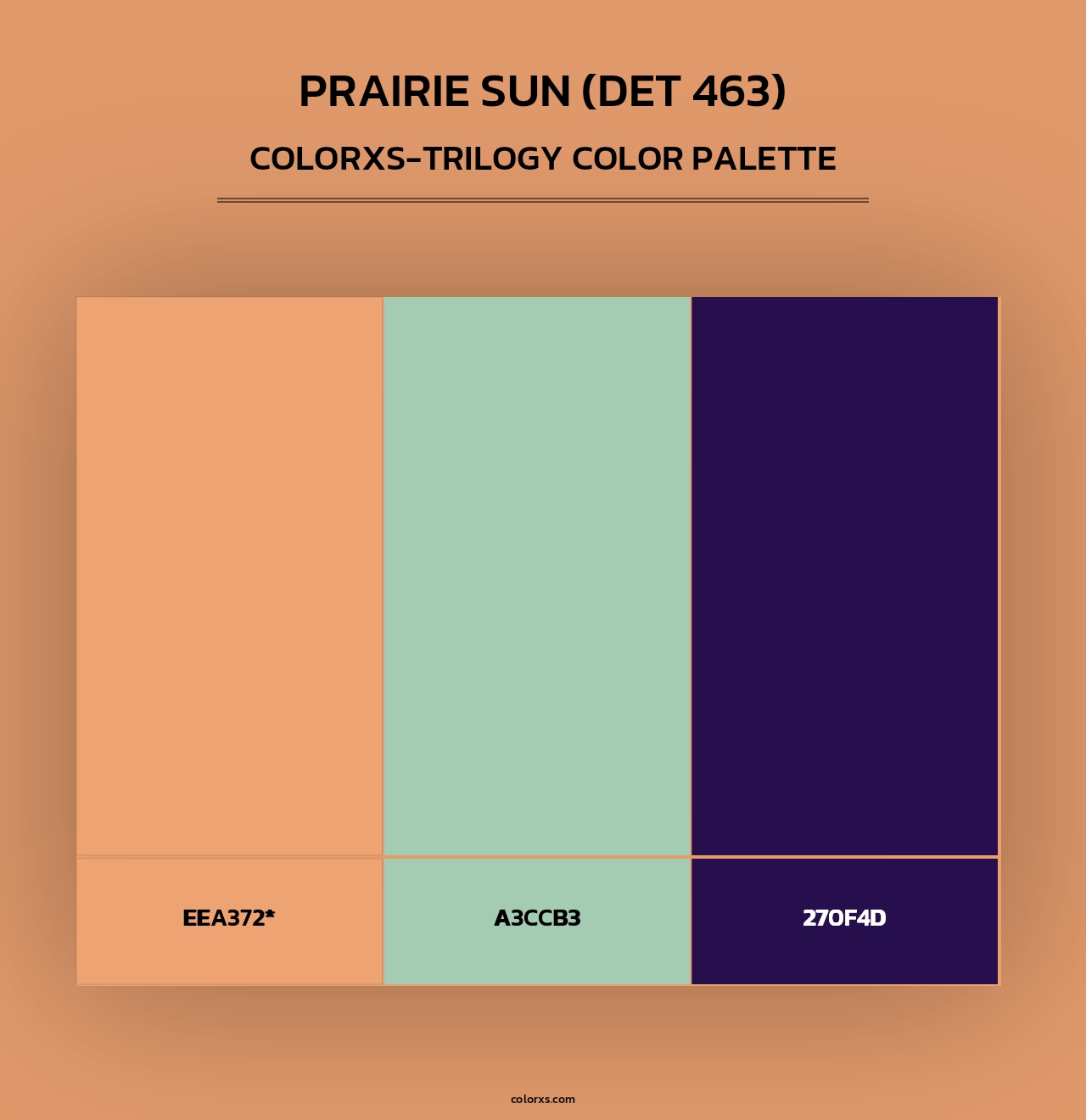 Prairie Sun (DET 463) - Colorxs Trilogy Palette
