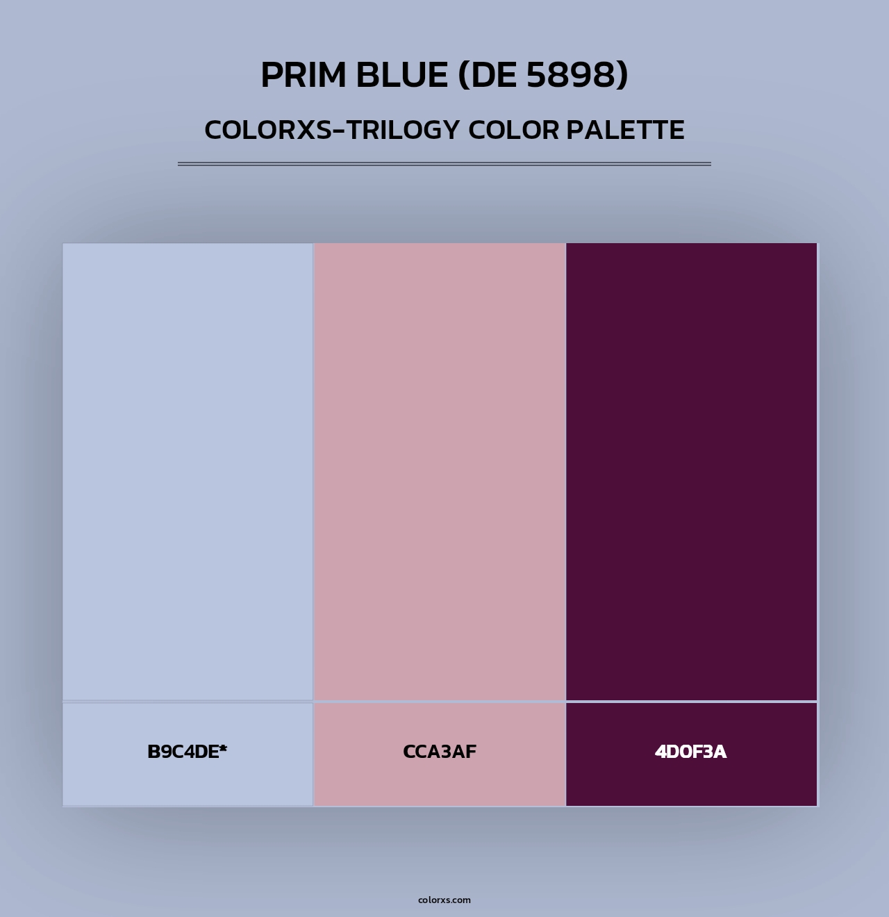 Prim Blue (DE 5898) - Colorxs Trilogy Palette