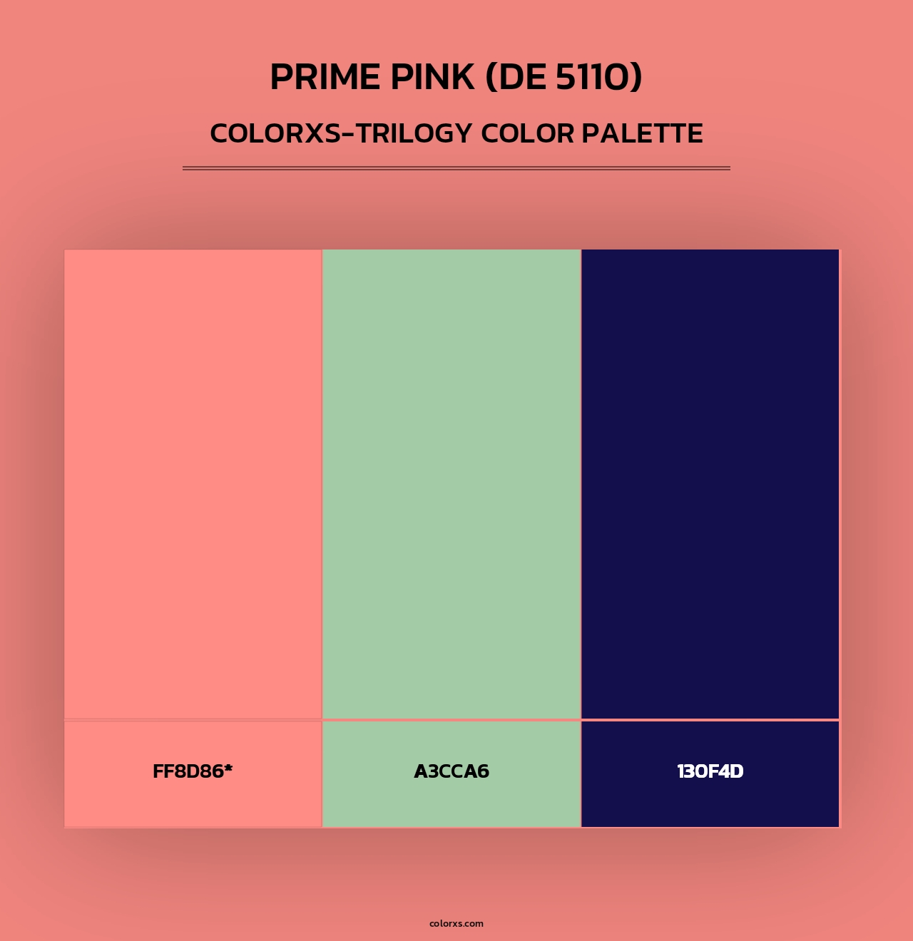 Prime Pink (DE 5110) - Colorxs Trilogy Palette