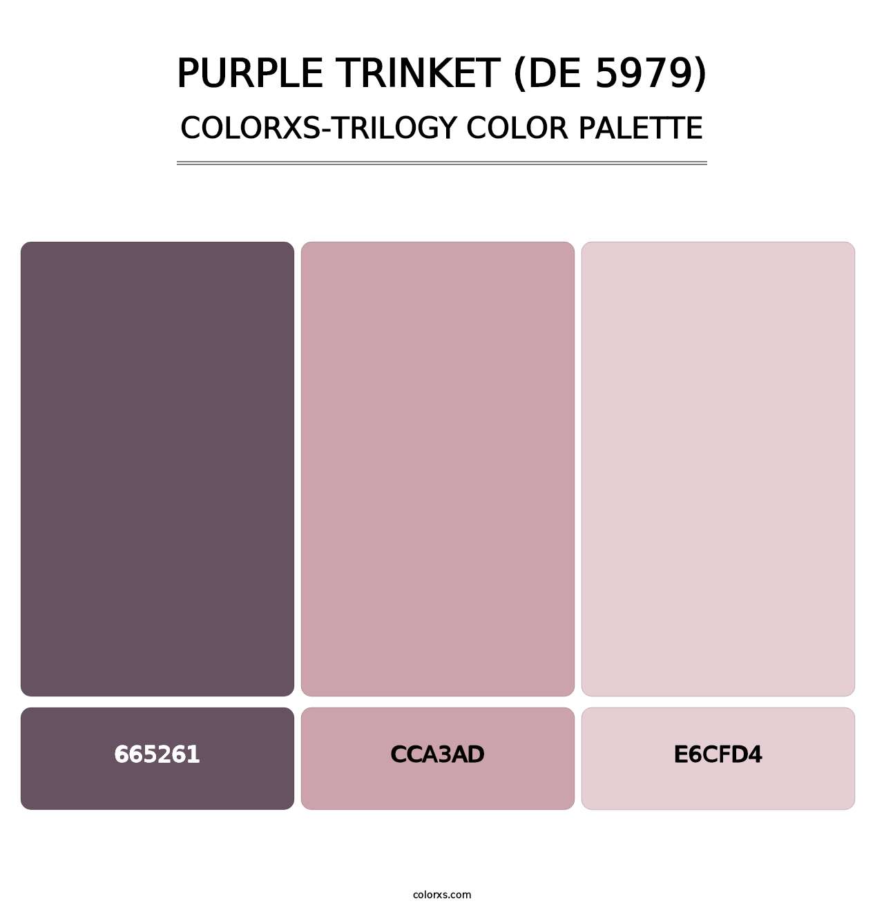 Purple Trinket (DE 5979) - Colorxs Trilogy Palette