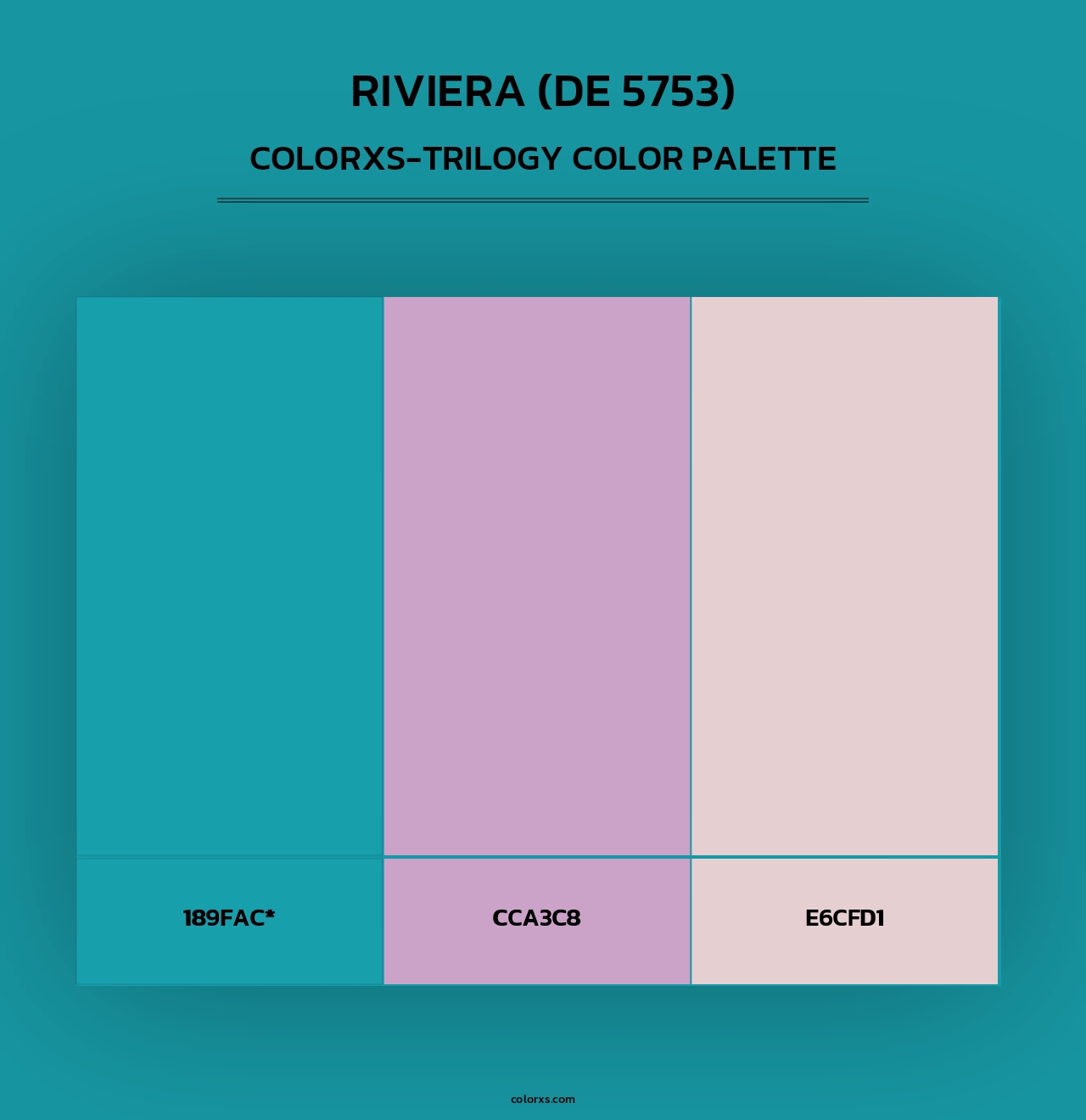 Riviera (DE 5753) - Colorxs Trilogy Palette