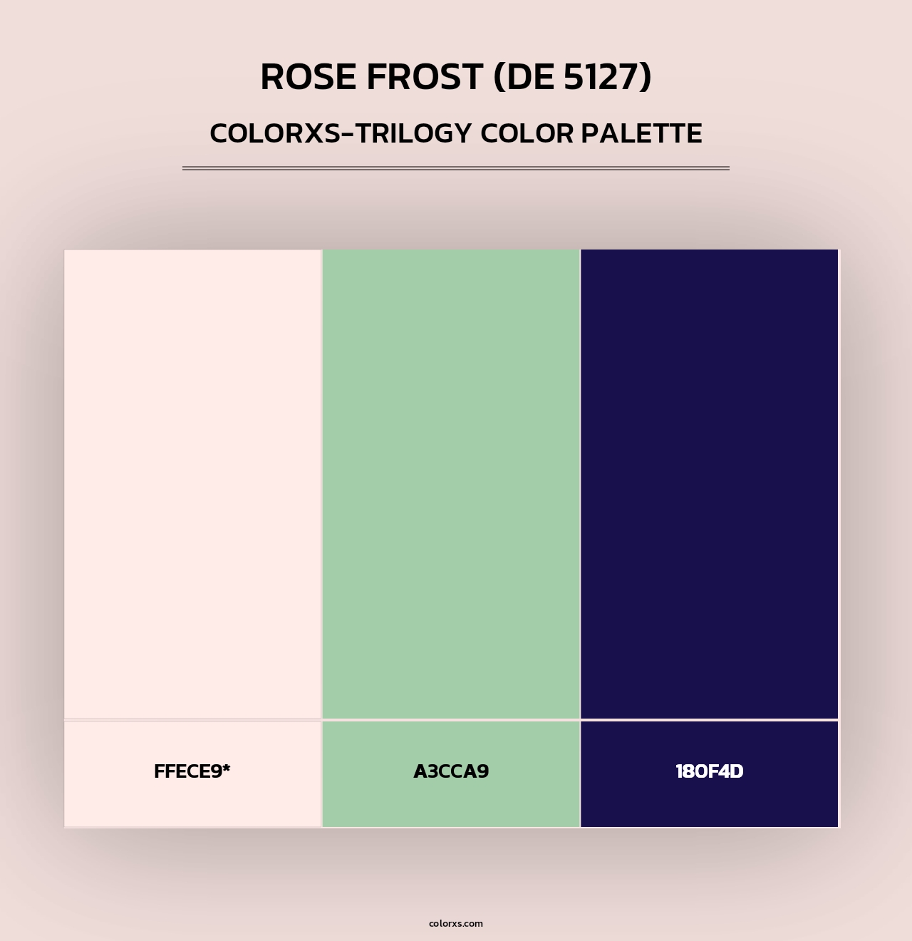 Rose Frost (DE 5127) - Colorxs Trilogy Palette