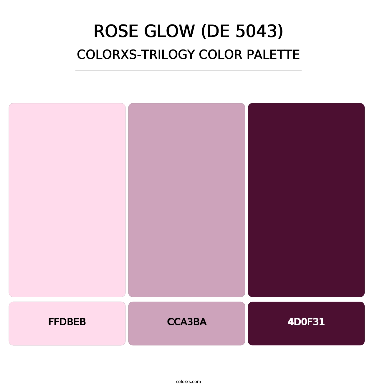 Rose Glow (DE 5043) - Colorxs Trilogy Palette