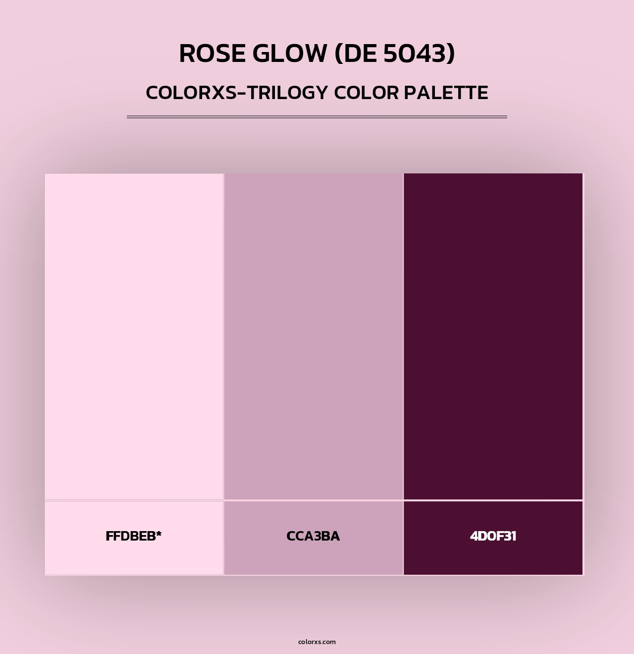 Rose Glow (DE 5043) - Colorxs Trilogy Palette