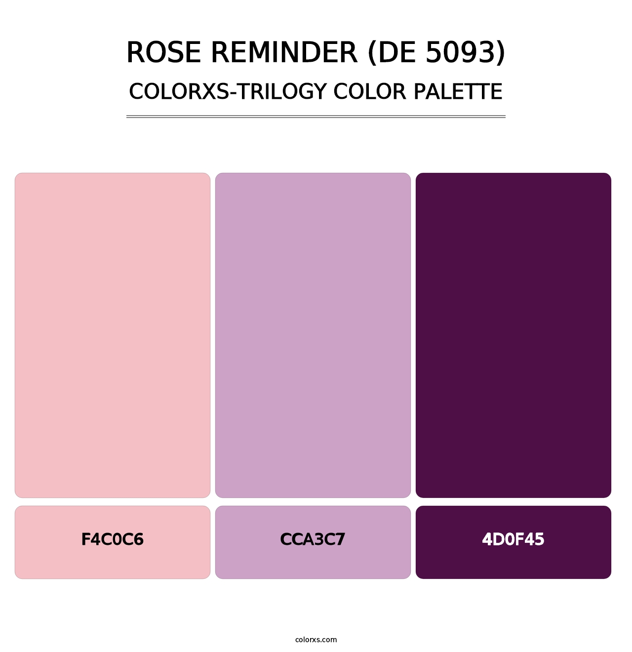 Rose Reminder (DE 5093) - Colorxs Trilogy Palette