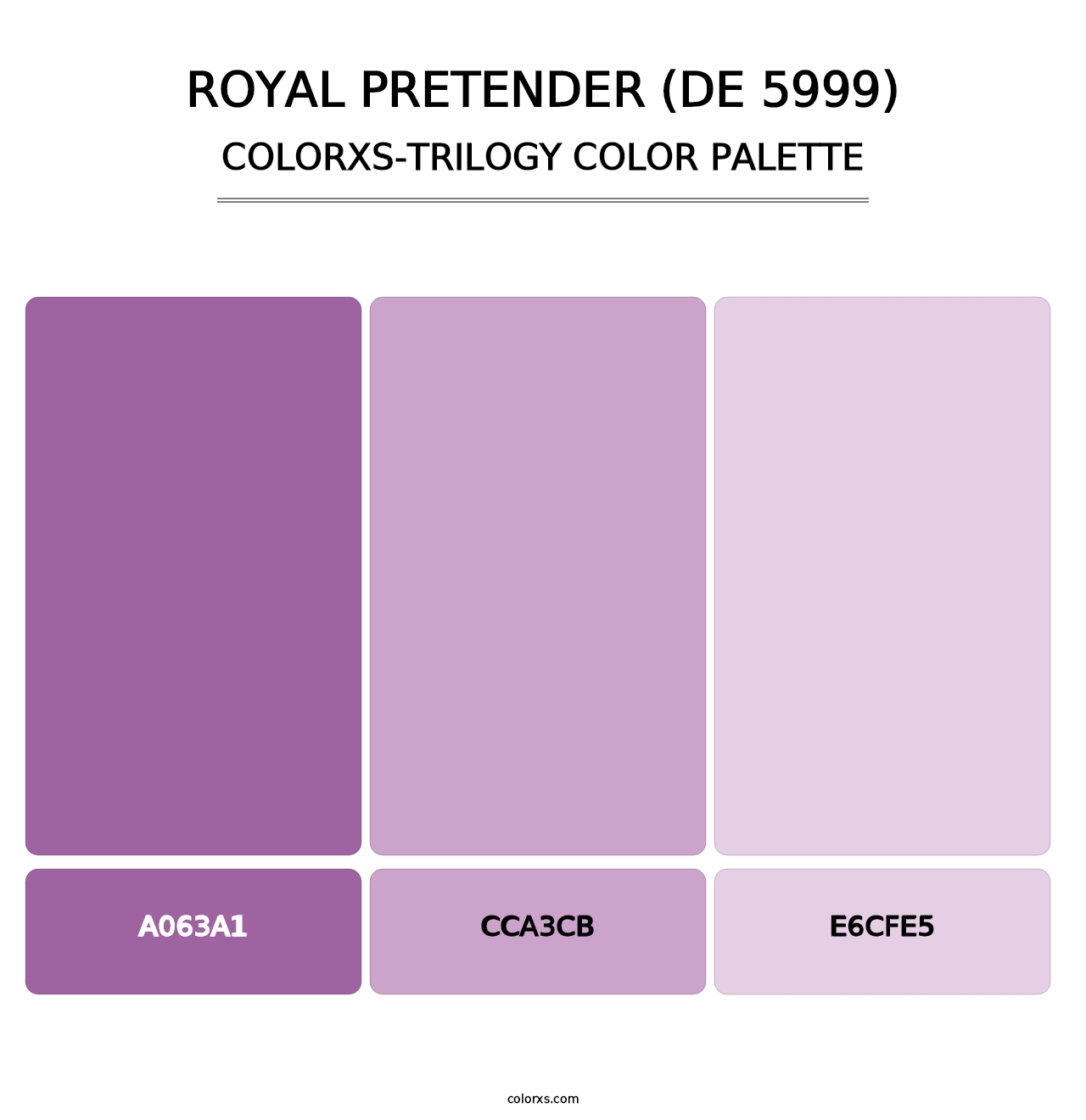 Royal Pretender (DE 5999) - Colorxs Trilogy Palette