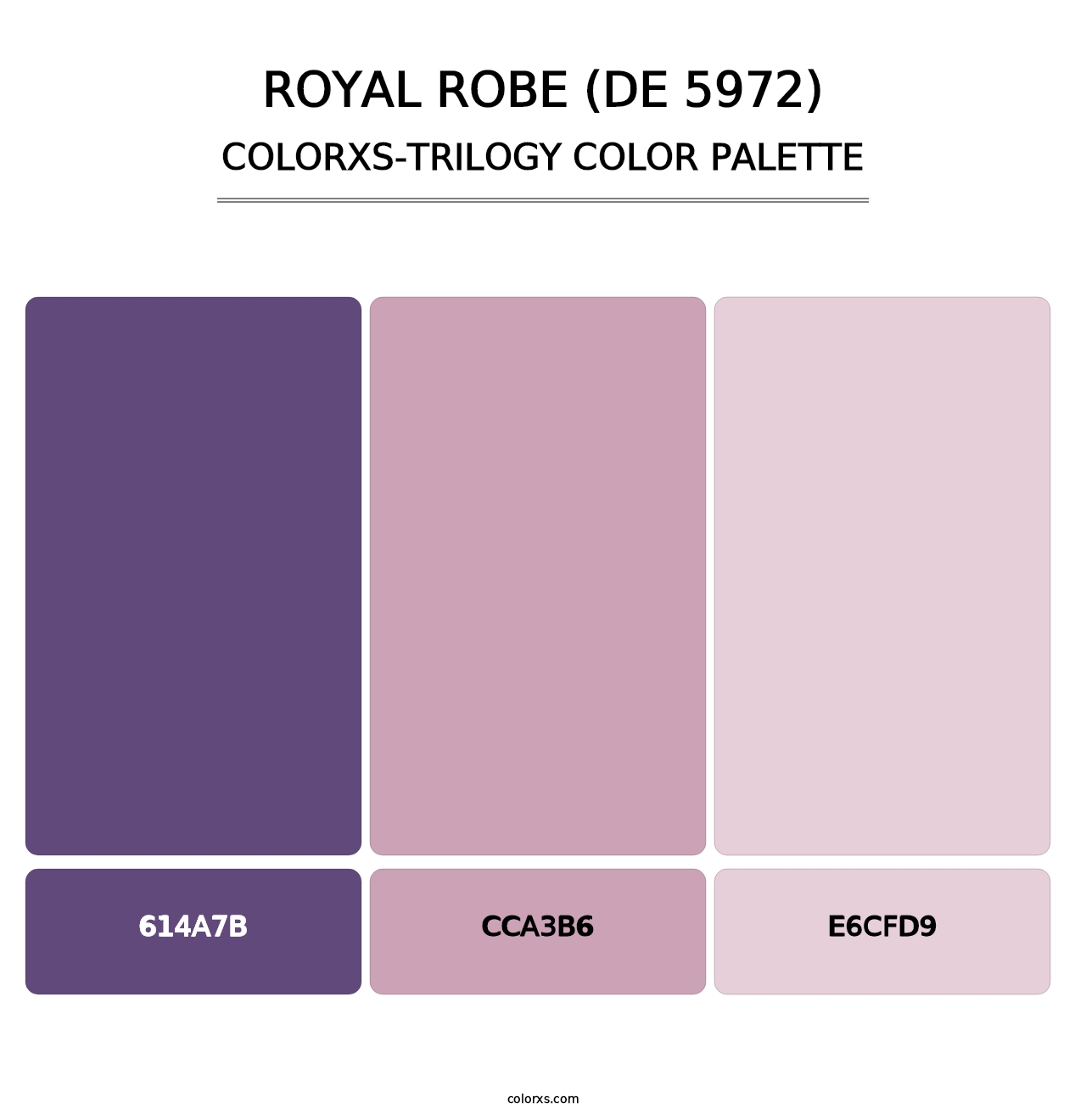 Royal Robe (DE 5972) - Colorxs Trilogy Palette