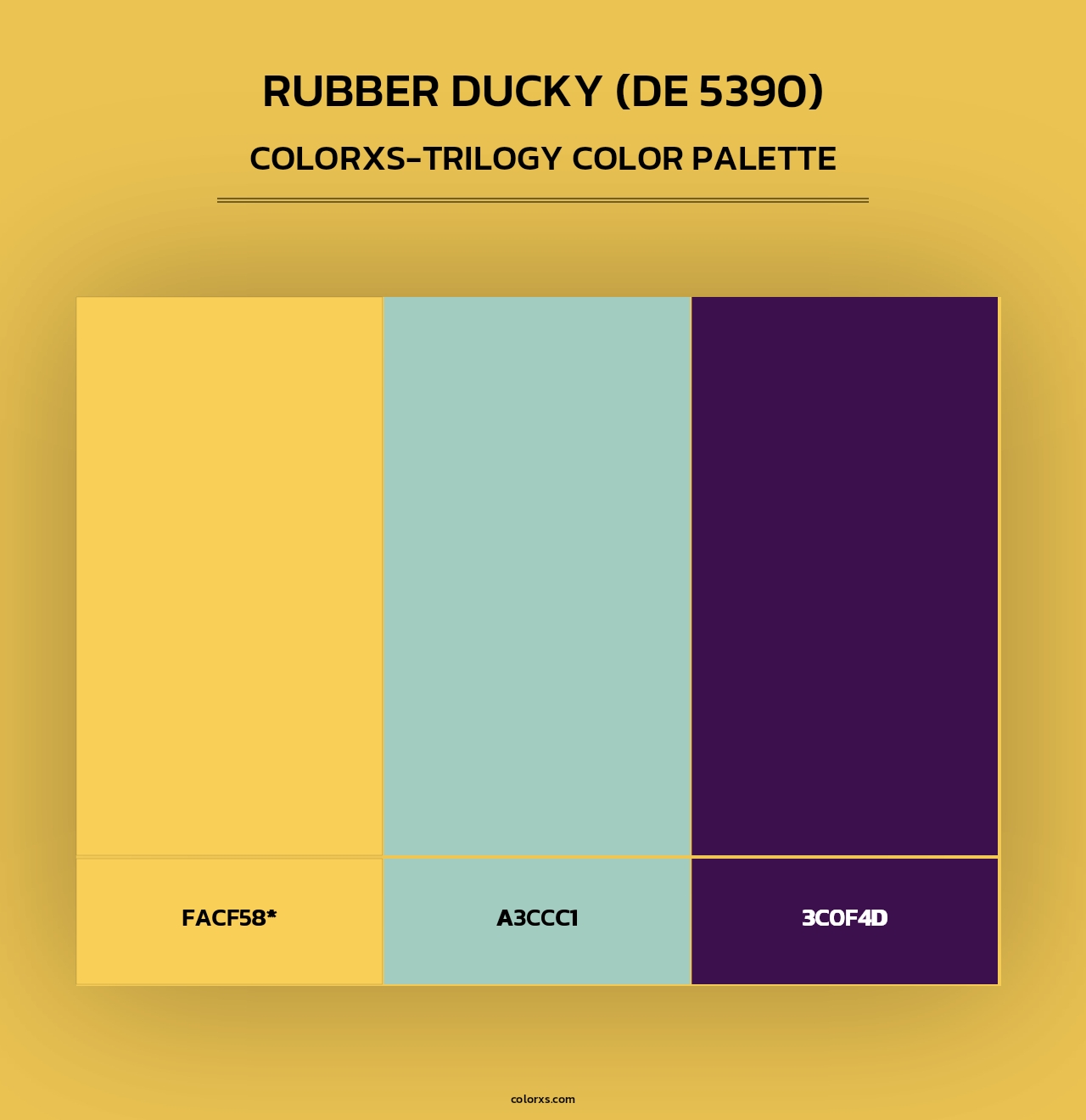 Rubber Ducky (DE 5390) - Colorxs Trilogy Palette