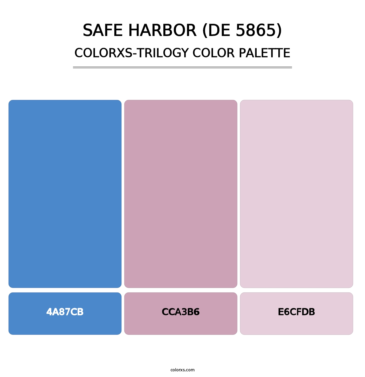 Safe Harbor (DE 5865) - Colorxs Trilogy Palette