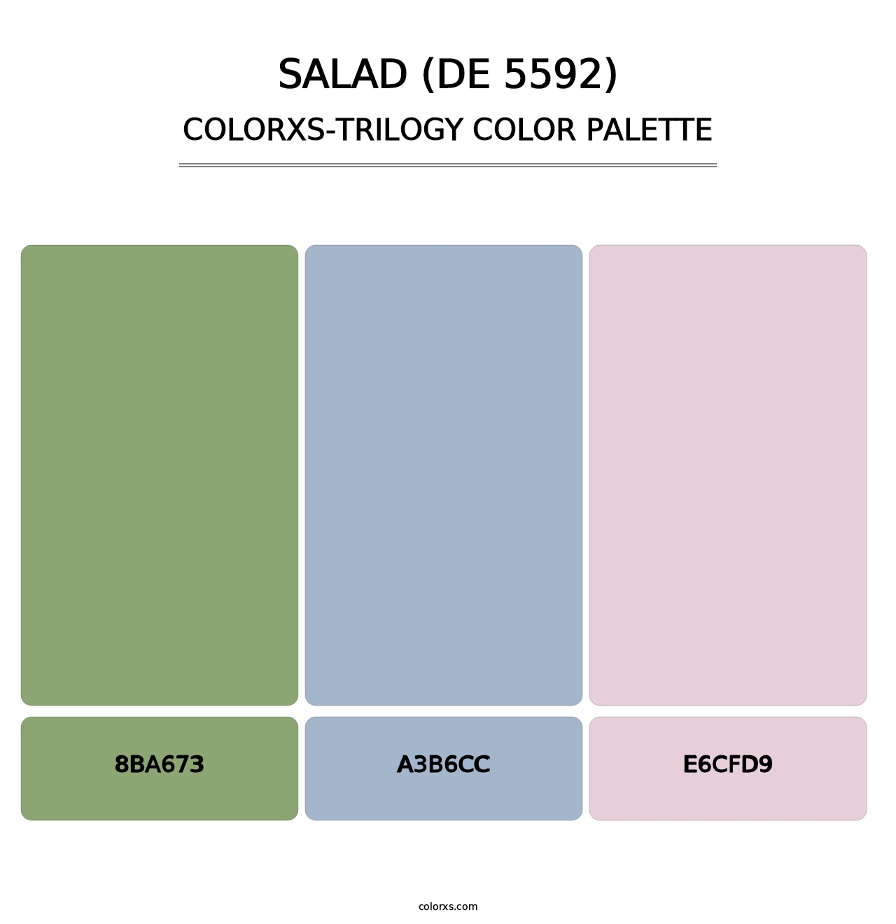 Salad (DE 5592) - Colorxs Trilogy Palette