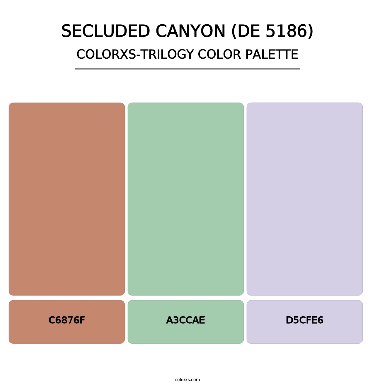 Secluded Canyon (DE 5186) - Colorxs Trilogy Palette