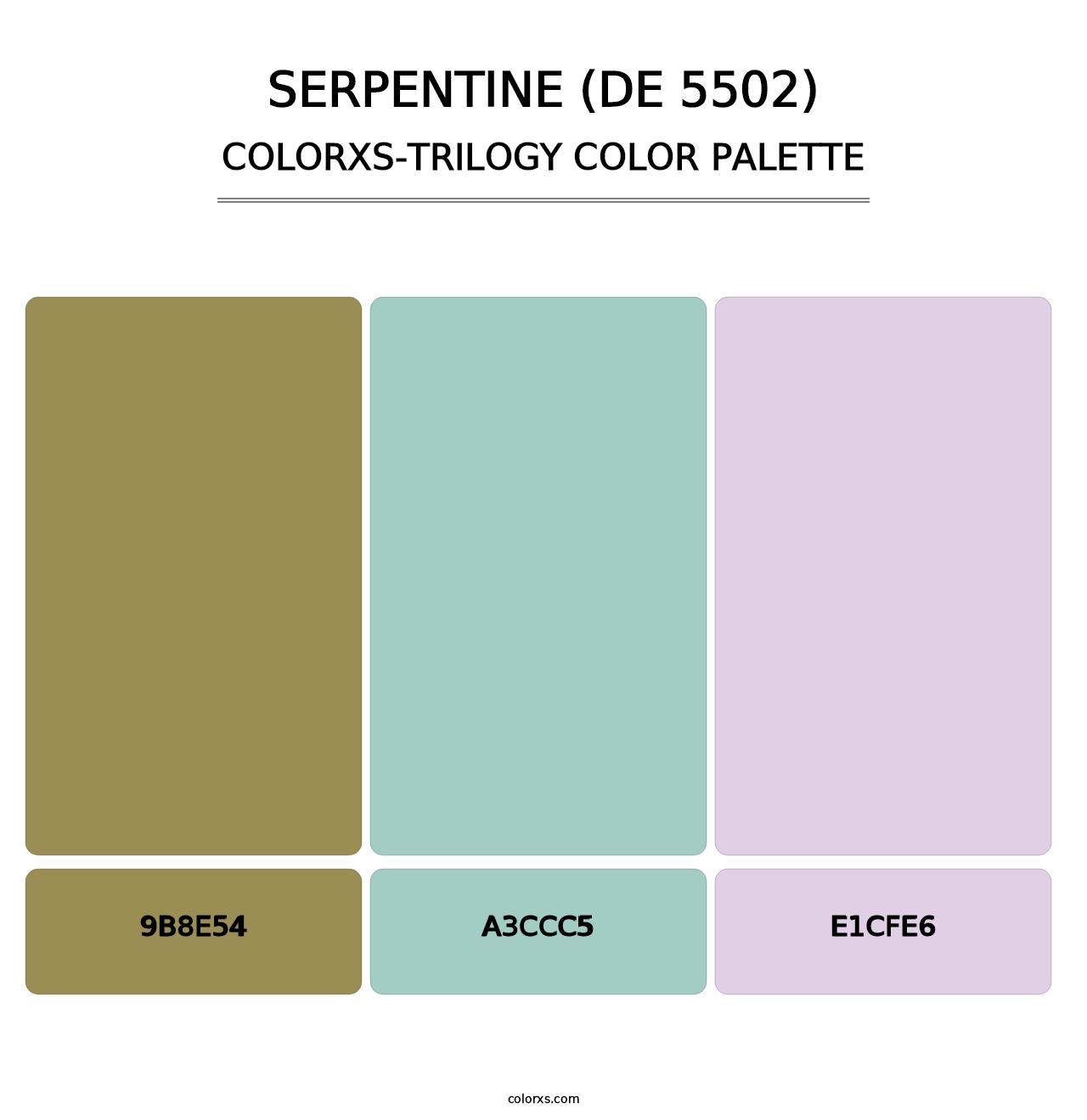 Serpentine (DE 5502) - Colorxs Trilogy Palette