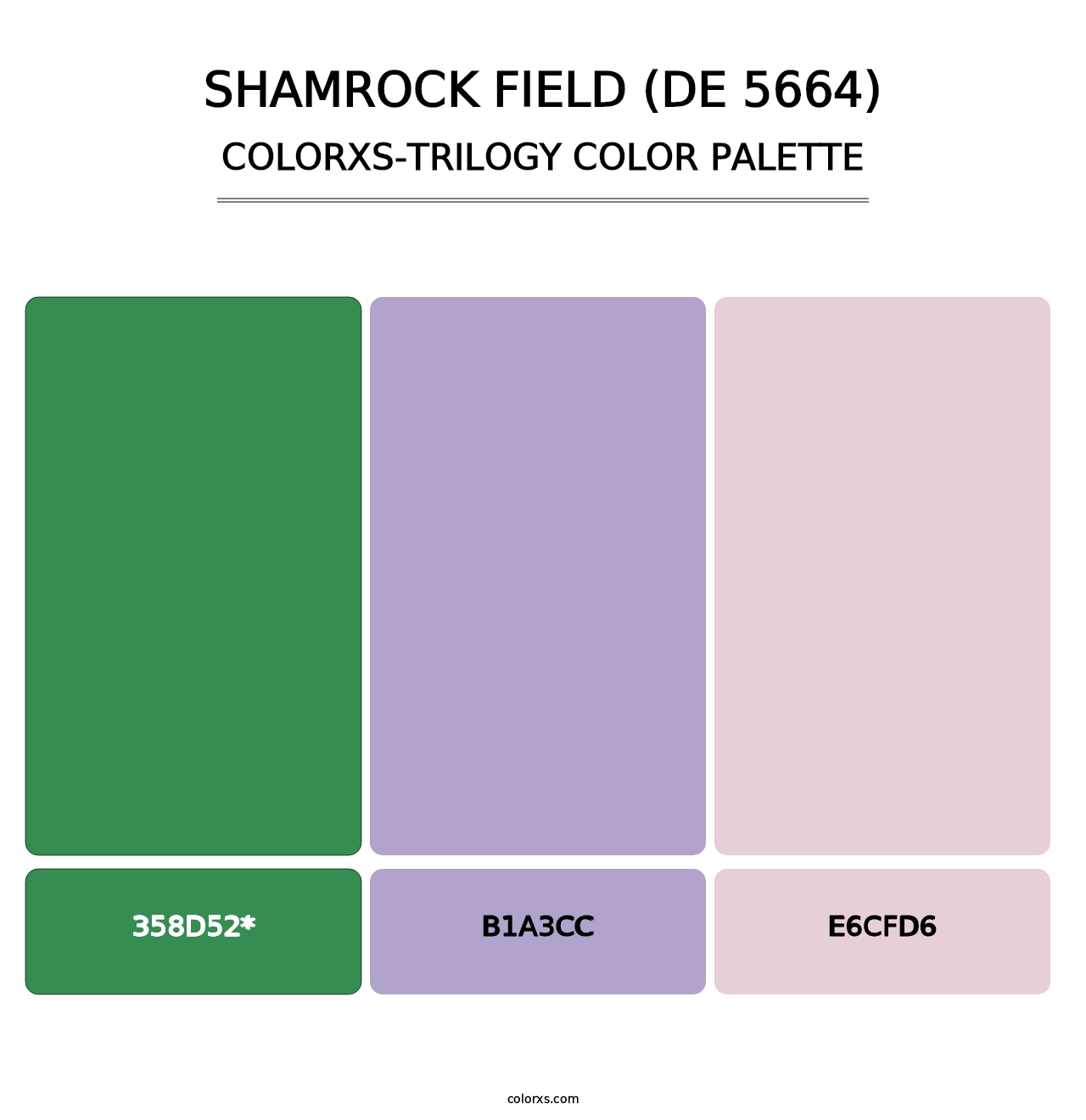 Shamrock Field (DE 5664) - Colorxs Trilogy Palette