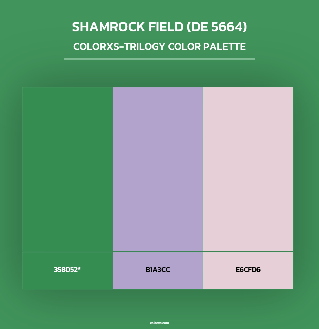 Shamrock Field (DE 5664) - Colorxs Trilogy Palette