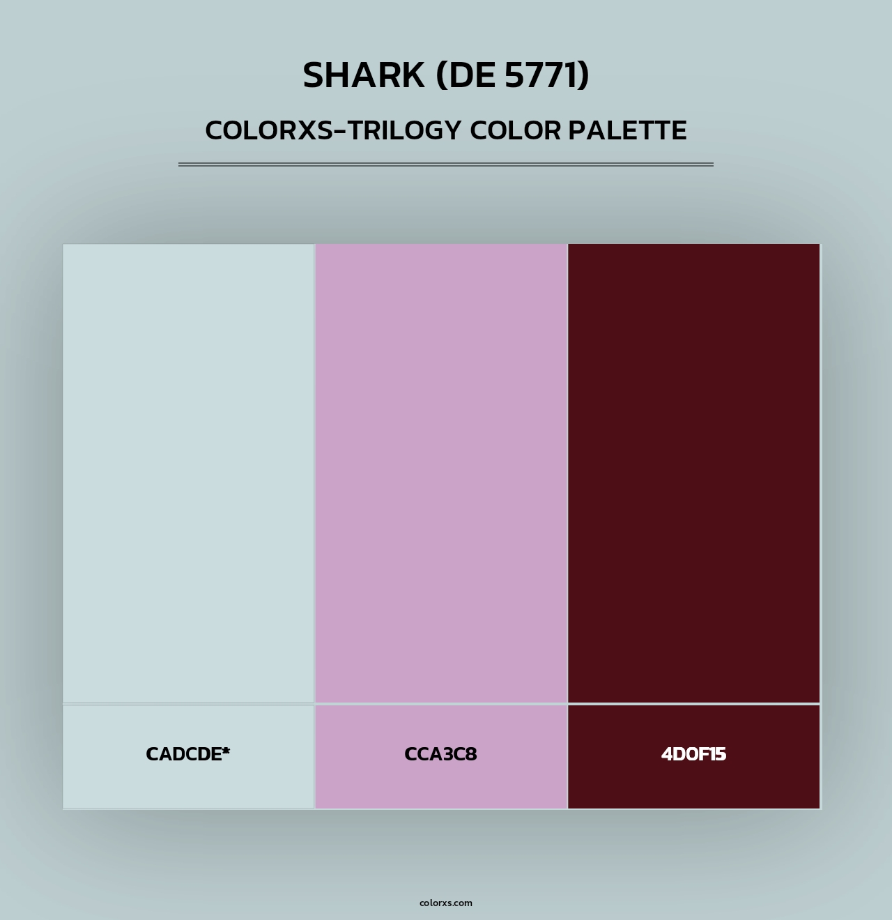 Shark (DE 5771) - Colorxs Trilogy Palette