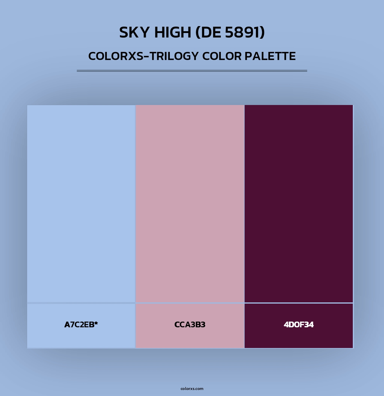 Sky High (DE 5891) - Colorxs Trilogy Palette