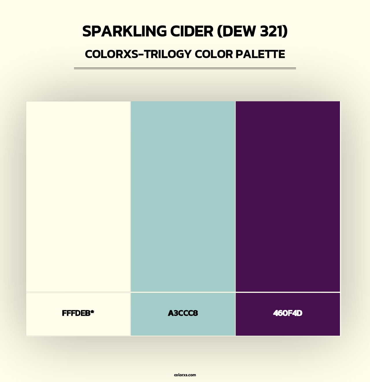 Sparkling Cider (DEW 321) - Colorxs Trilogy Palette