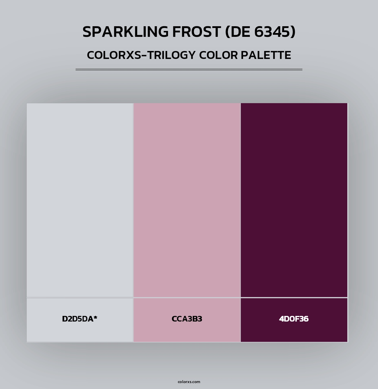 Sparkling Frost (DE 6345) - Colorxs Trilogy Palette