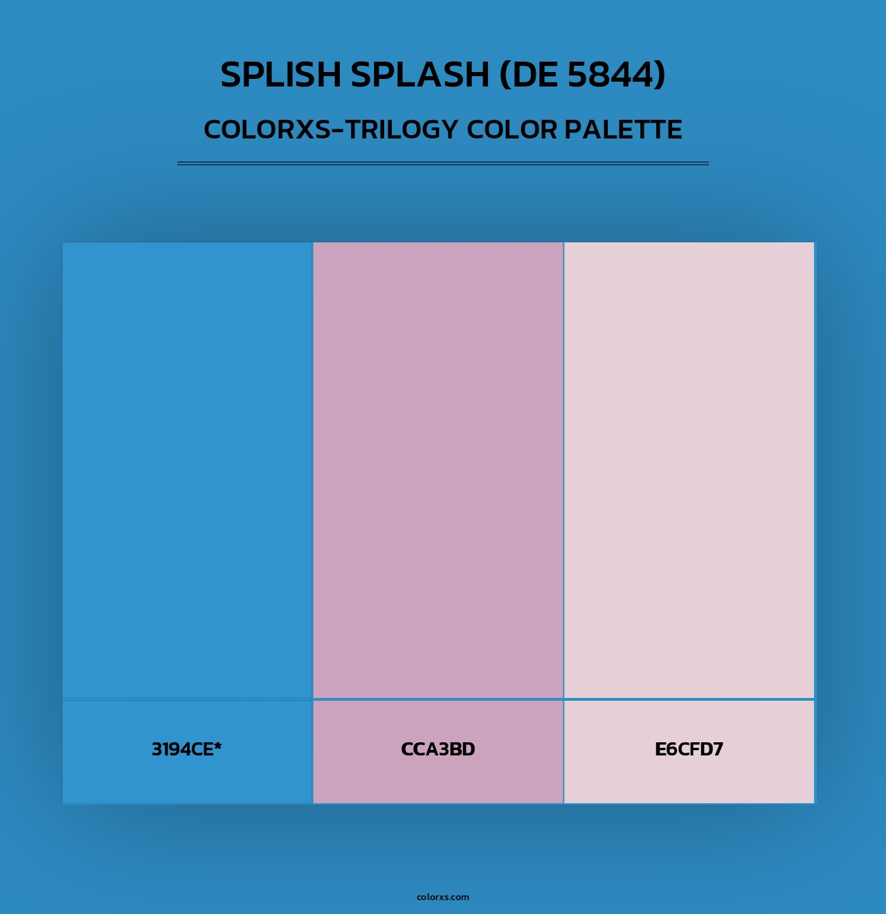 Splish Splash (DE 5844) - Colorxs Trilogy Palette