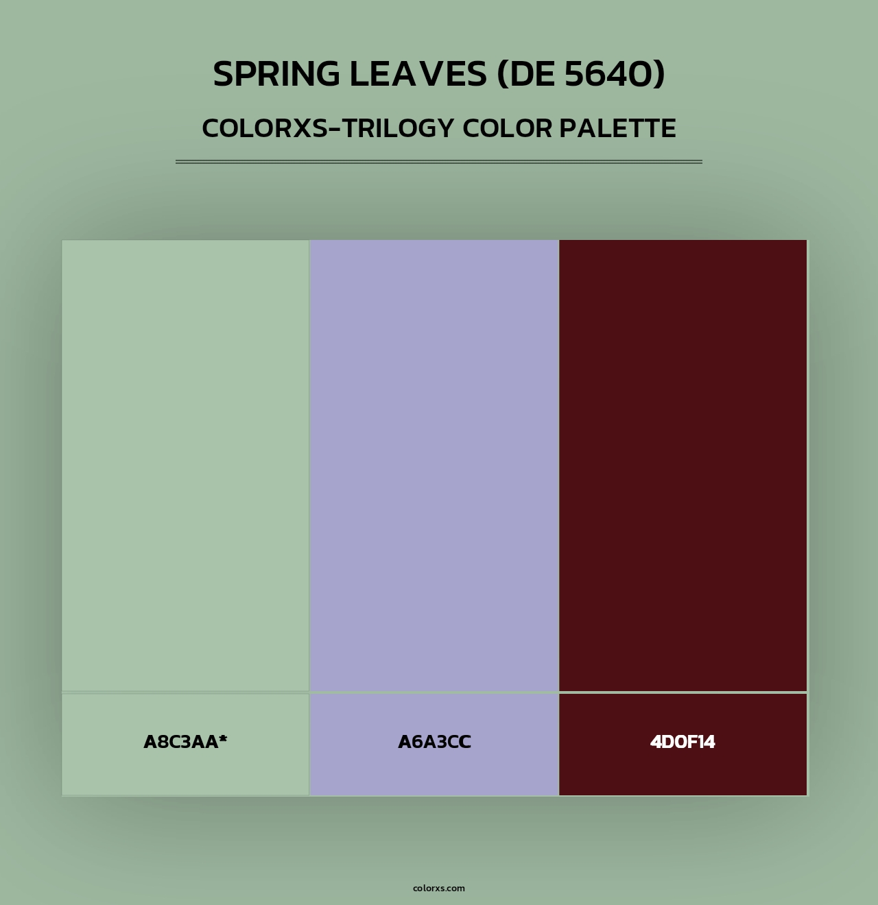 Spring Leaves (DE 5640) - Colorxs Trilogy Palette