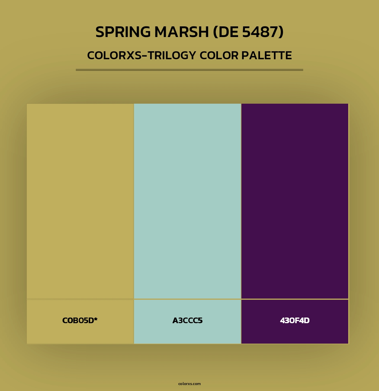 Spring Marsh (DE 5487) - Colorxs Trilogy Palette