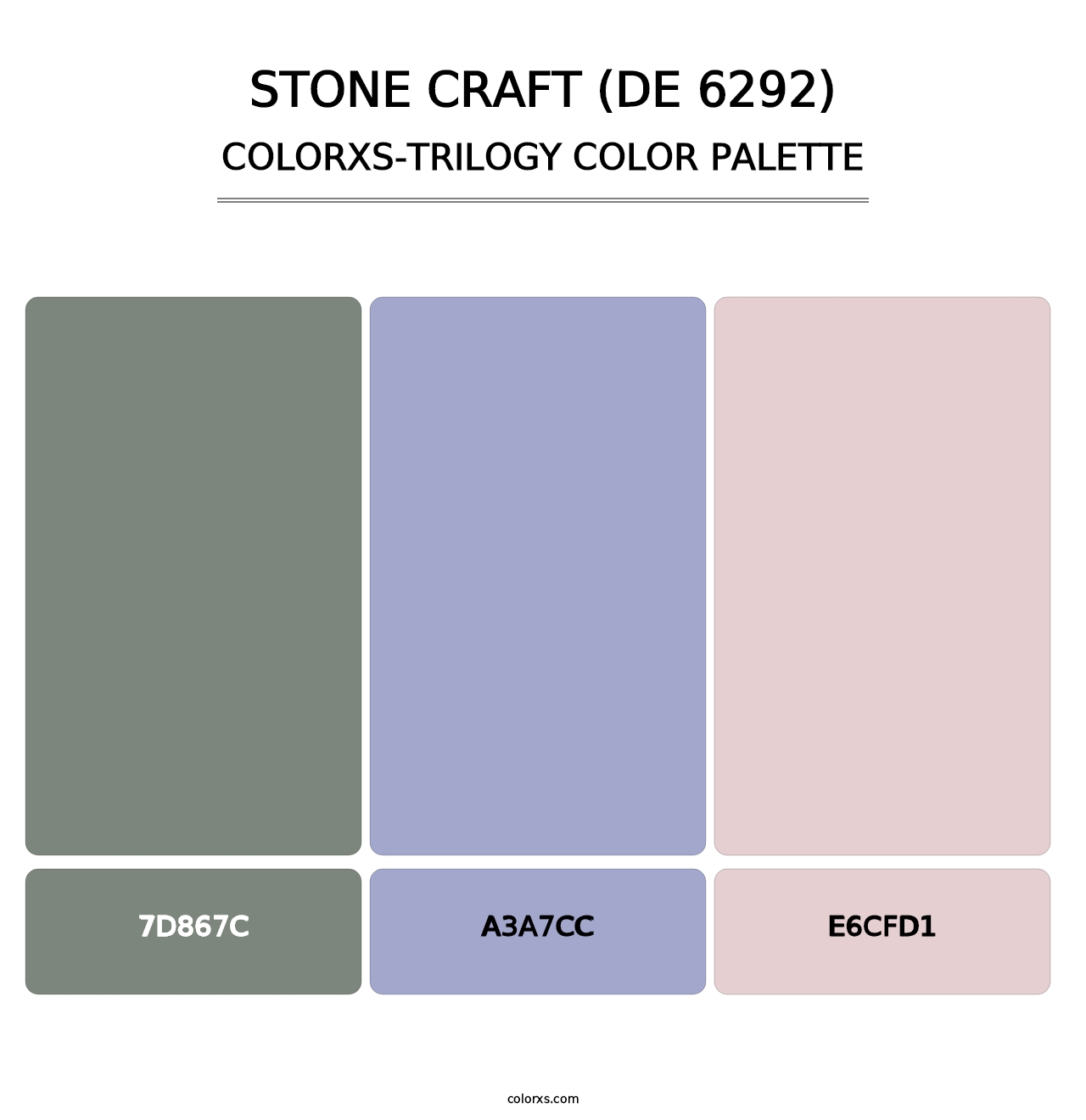 Stone Craft (DE 6292) - Colorxs Trilogy Palette