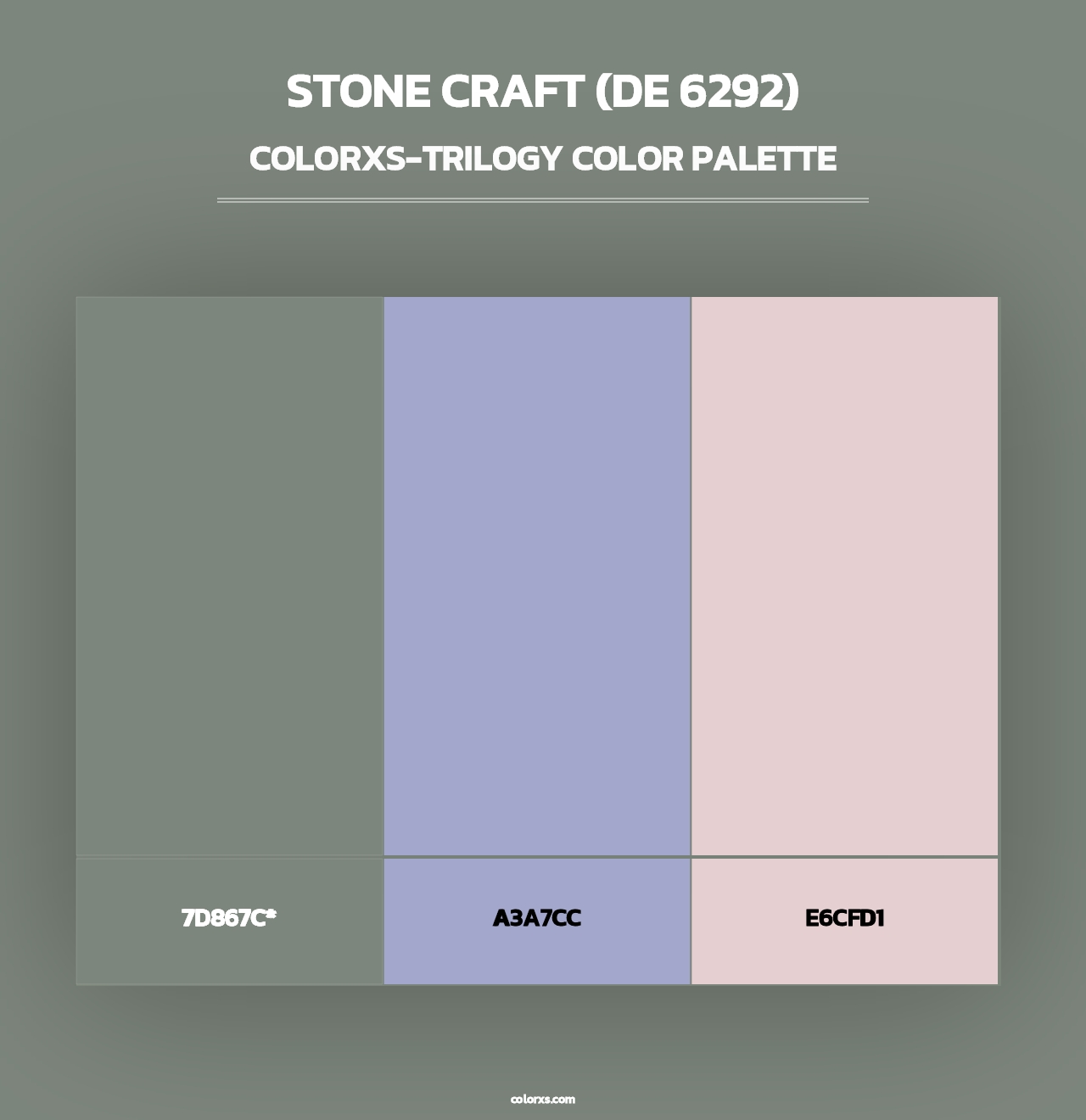 Stone Craft (DE 6292) - Colorxs Trilogy Palette