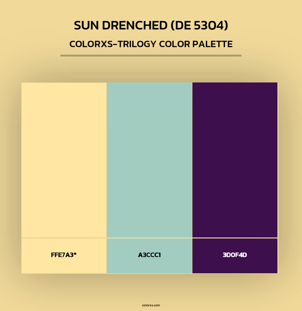 Sun Drenched (DE 5304) - Colorxs Trilogy Palette