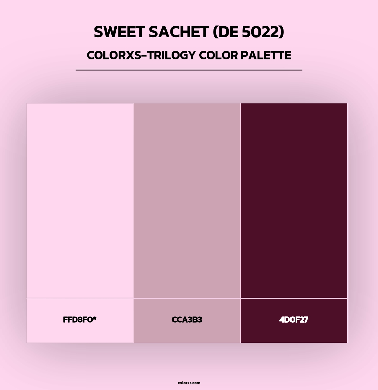 Sweet Sachet (DE 5022) - Colorxs Trilogy Palette