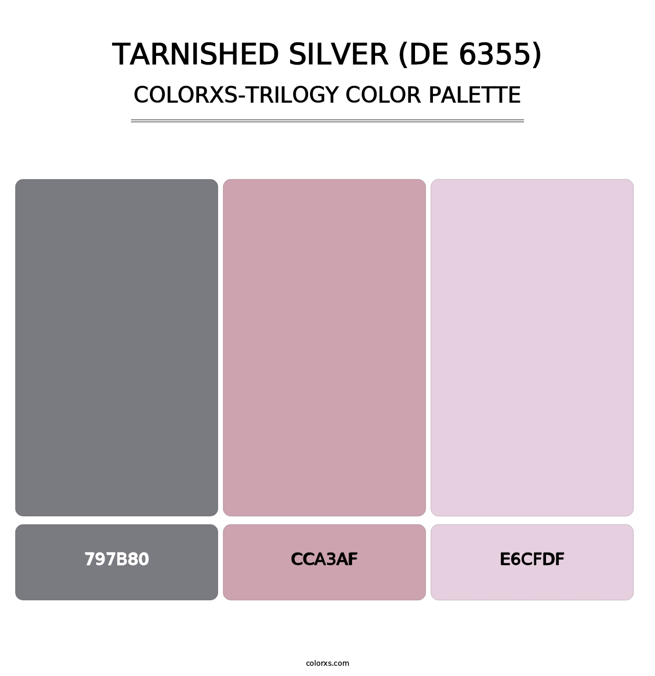 Tarnished Silver (DE 6355) - Colorxs Trilogy Palette