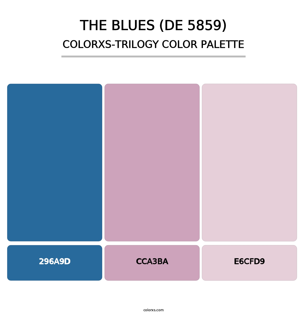 The Blues (DE 5859) - Colorxs Trilogy Palette
