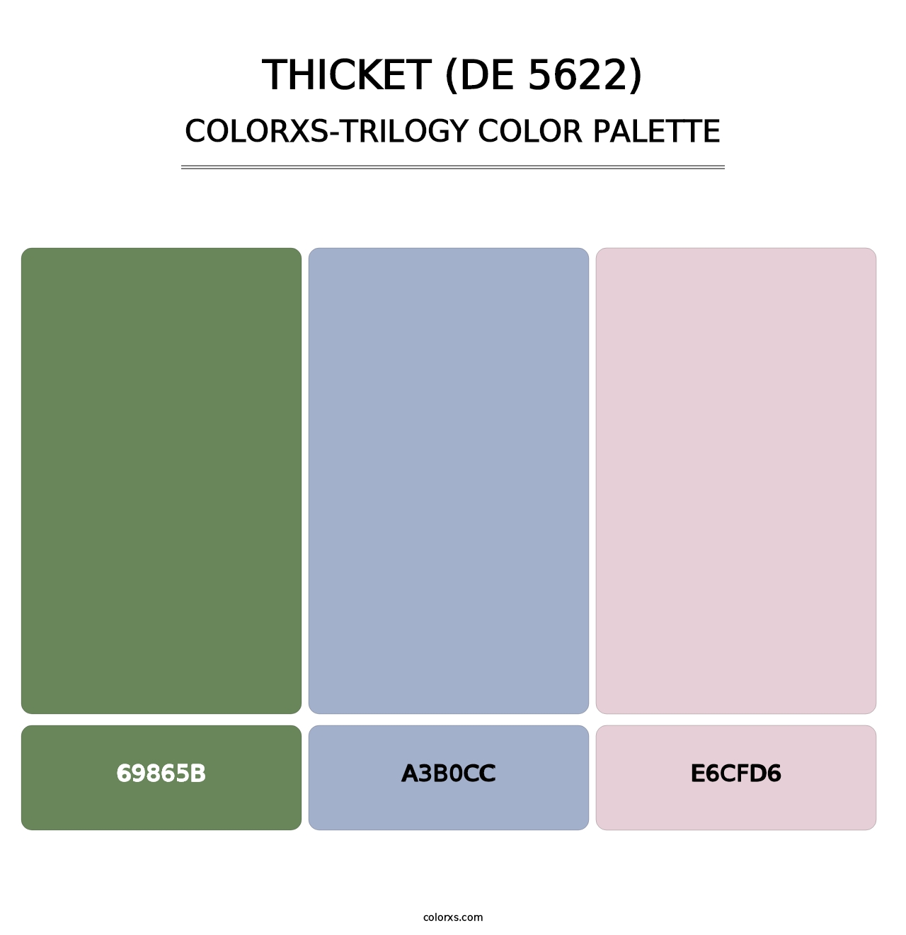 Thicket (DE 5622) - Colorxs Trilogy Palette