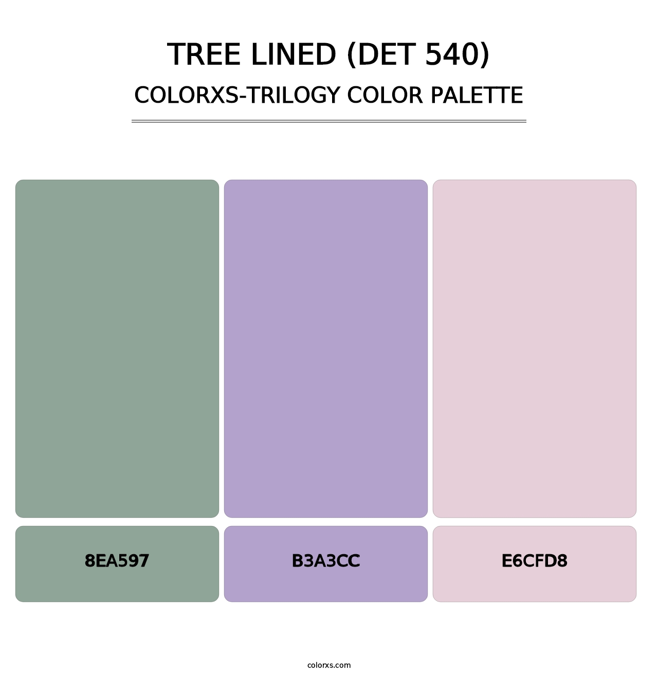Tree Lined (DET 540) - Colorxs Trilogy Palette